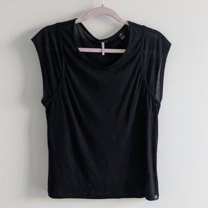 Scotch & Soda light and flowy black tee sh…